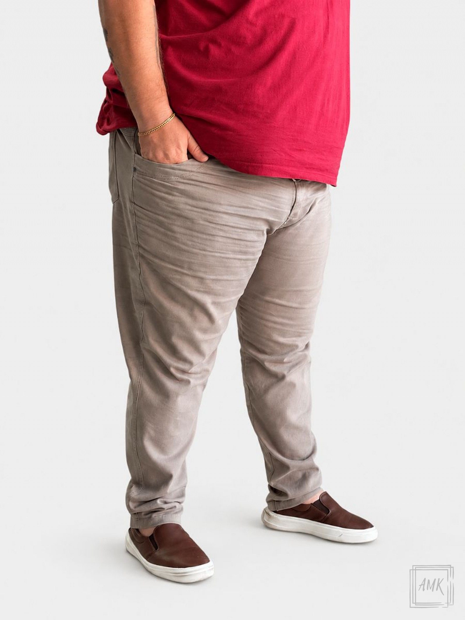 CALÇA SARJA AMK CAQUI