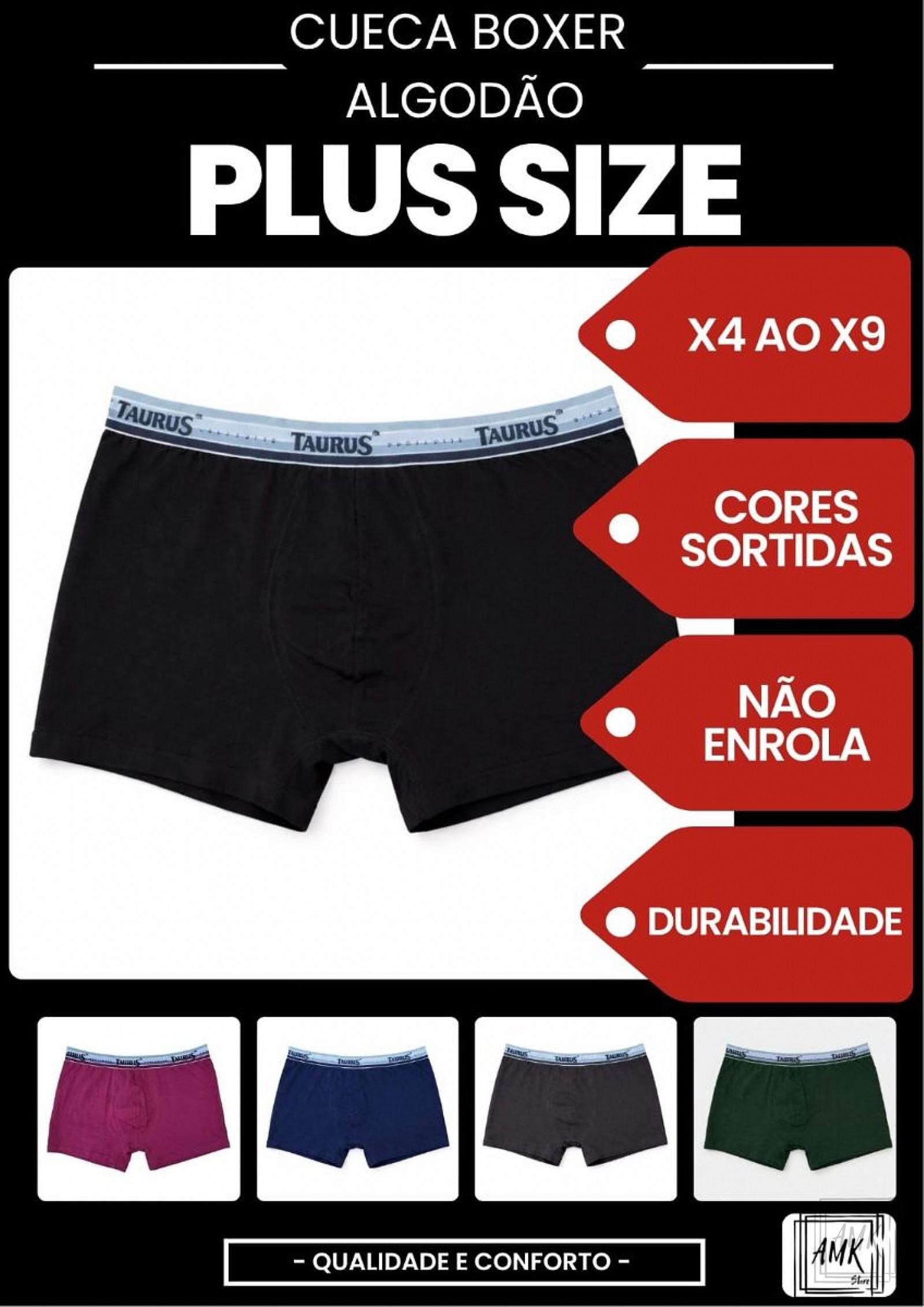 CUECA TAURUS BOX 
